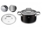 Zestaw garnków 6 el. PRIME + zestaw noży w bloku