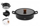 Garnek 24/28 cm + patelnia 24 cm + patelnia grillowa 28 cm + patelnia WOK + deska NATUR