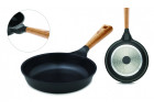 Garnek 24/28 cm + patelnia 24 cm + patelnia grillowa 28 cm + patelnia WOK + deska NATUR