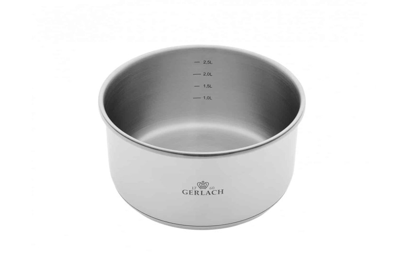 SMART STEEL patelnia 20cm + garnek 18cm (2l) + rączka
