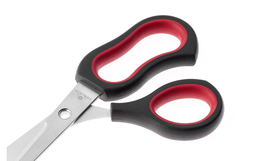 Zestaw noży w bloku SMART BLACK + Ostrzałka GRANITEX 3 w 1 + Nożyczki półkrawieckie 225 mm ASSIST