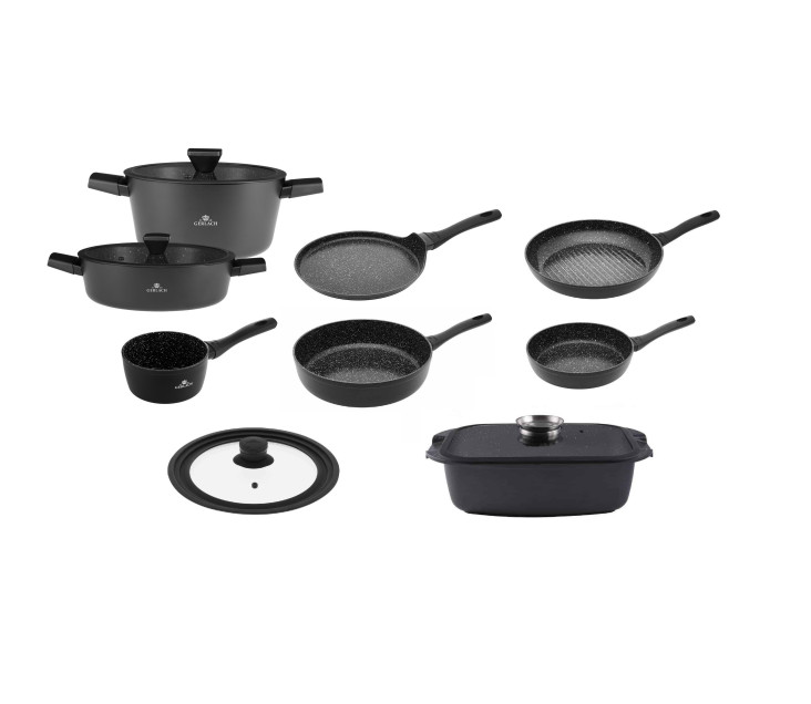 Zestaw naczyń GRANITEX 12 el.