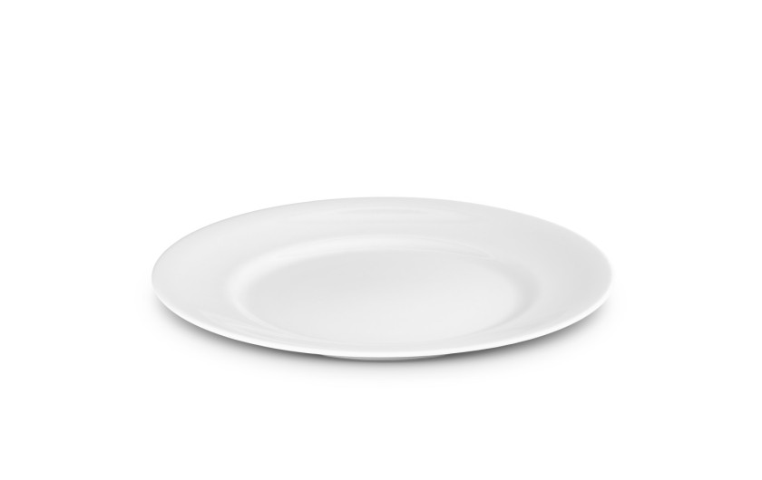 Serwis porcelanowy MODERN 36el. na 6os.: talerze obiadowe 18el.+ filiżanki ze spodkiem 12el. + kubki