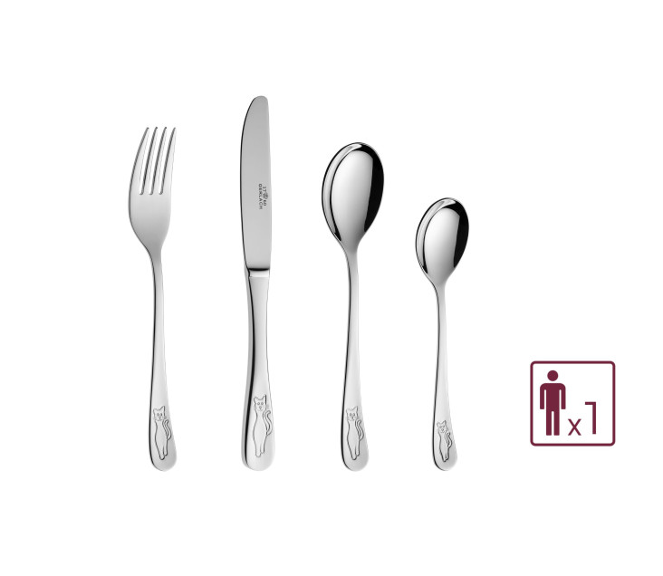 Sztućce dla dzieci BON TON KOTKI