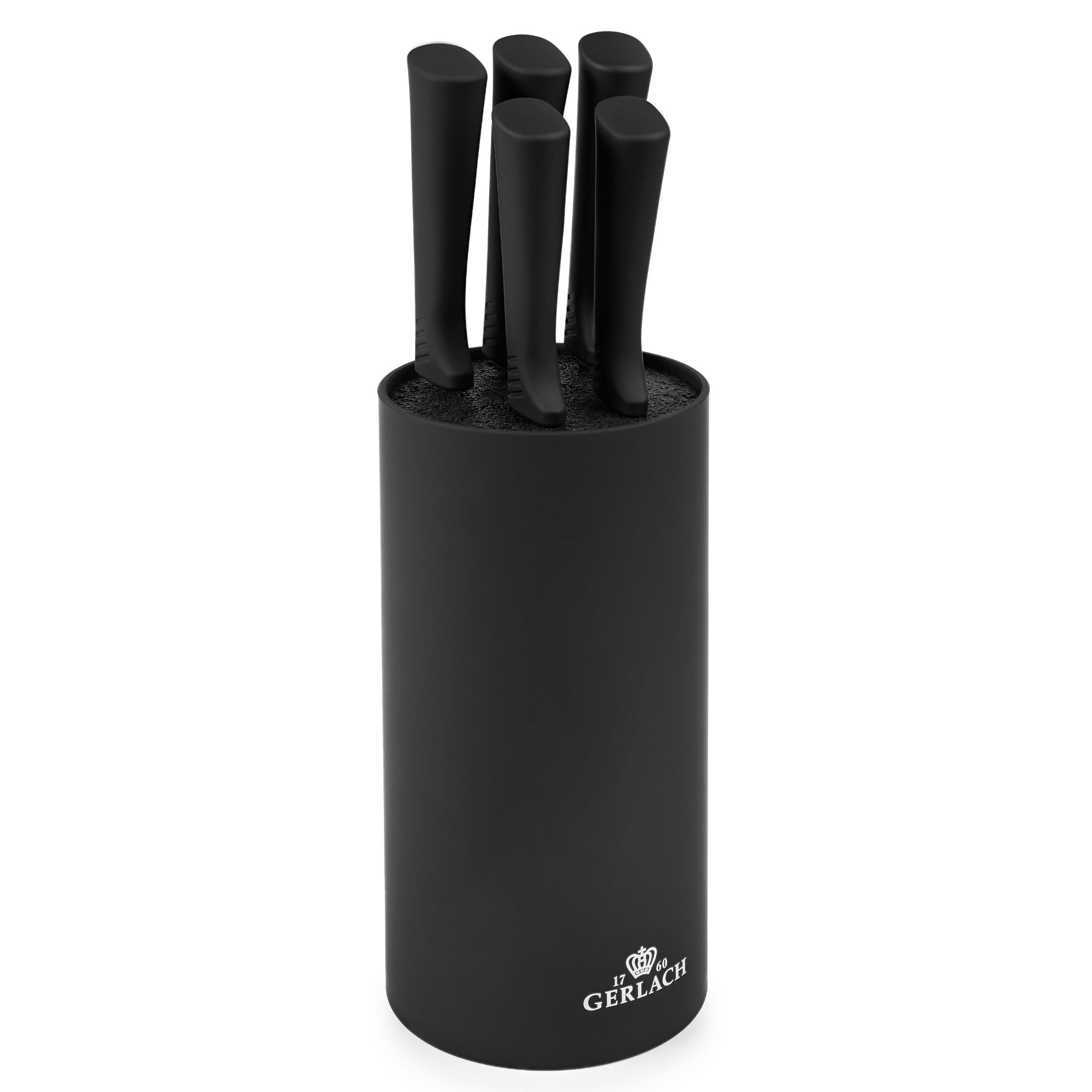Zestaw noży w bloku  SMART BLACK