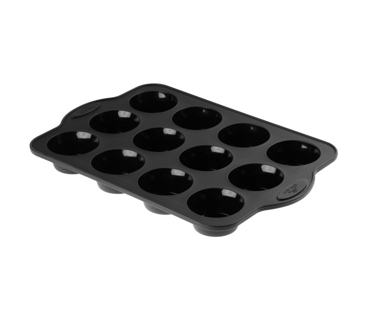 Silikonowa forma do pieczenia na muffiny 12szt SMART BLACK