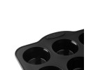 Silikonowa forma do pieczenia na muffiny 12szt SMART BLACK