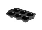 Silikonowa forma do pieczenia na muffiny 6szt SMART BLACK