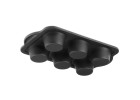 Silikonowa forma do pieczenia na muffiny 6szt SMART BLACK