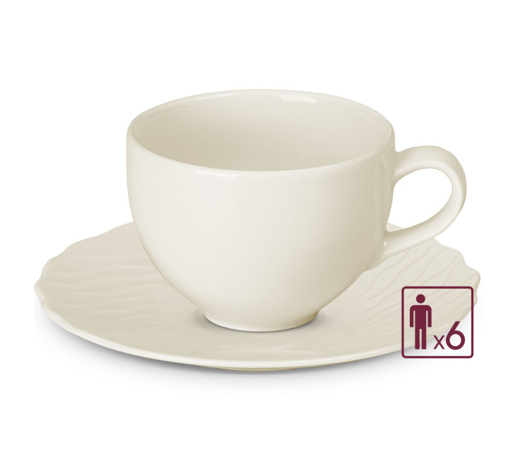 CELESTIA kpl. filiżanek ze spodkami 12el./6os.