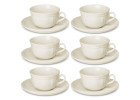 RETRO Kpl. filiżanek ze spodkami 12el./6os.
