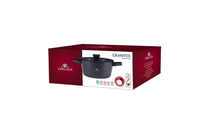 OUTLET - Garnek GRANITEX 24 cm