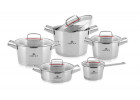 Zestaw garnków 10 el. SUPERIOR + szybkowar 6L AMBIENTE