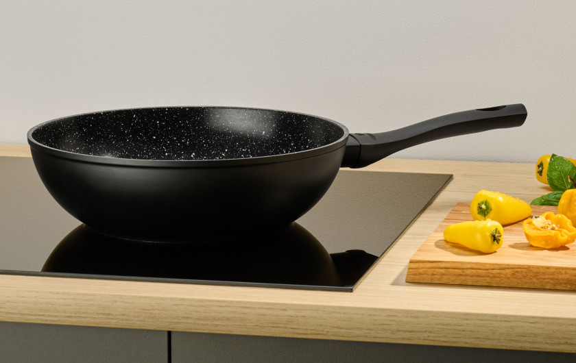 Patelnia Wok GRANITEX 28 cm