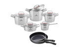 Zestaw garnków 10 el. SUPERIOR + 2x patelnia głęboka CONTRAST PROCOAT 24/28 cm