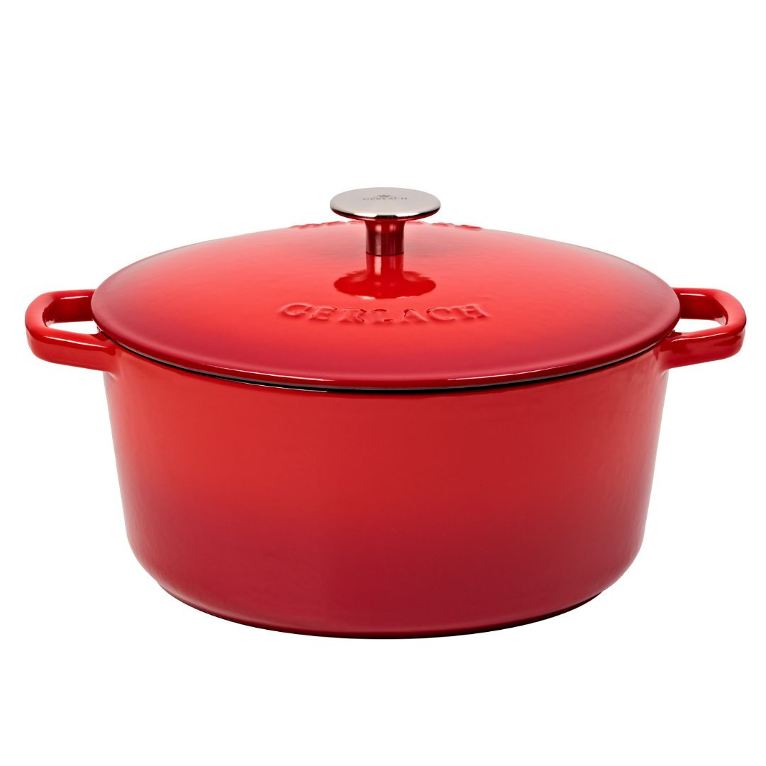 Garnek żeliwny 5 l NATUR IRON czerwony gradient