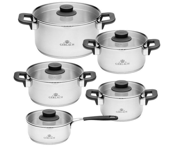 Zestaw garnków PURE 10 el.