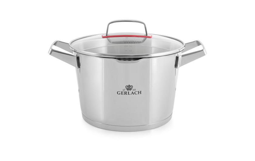 SUPERIOR Kpl. garnków 10el + AMBIENTE Garnek 10l + MUZA Łyżka wazowa