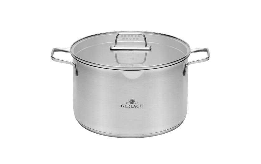 SUPERIOR Kpl. garnków 10el + AMBIENTE Garnek 10l + MUZA Łyżka wazowa
