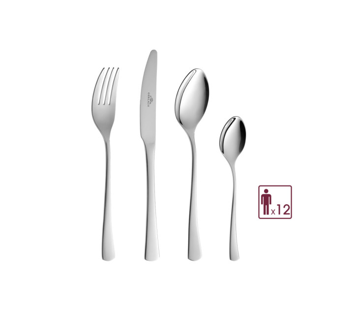 Zestaw sztućców 48 szt. TUNEA połysk