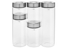 Ambiente  zestaw pojemników ze stalową pokrywką 5 el.
