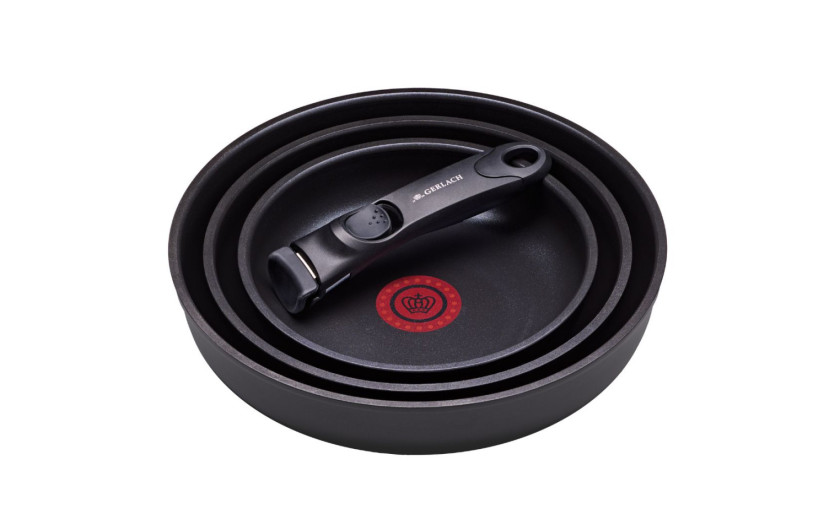 Zestaw patelnie SMART THERMOCOAT 20/24/28cm + SMART garnki 16/18/20cm + SMART pokrywki