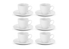 MODERN NEW WHITE Kpl. filiżanek ze spodkami 12el./6os.