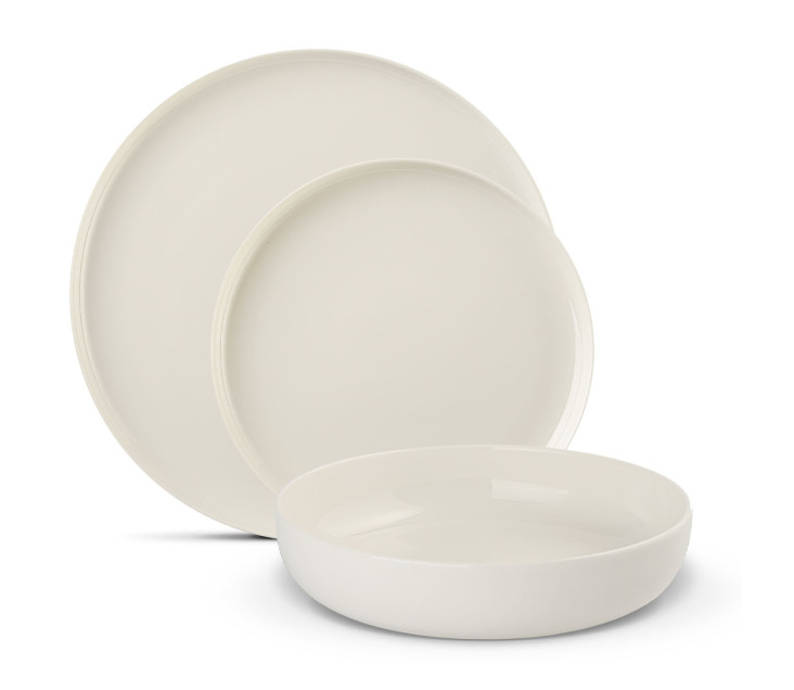 FLOW NEW Komplet talerzy obiadowych 18el./6os.