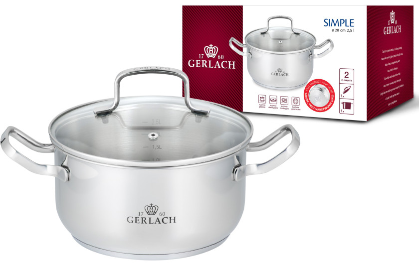 OUTLET - Garnek SIMPLE 2.5l