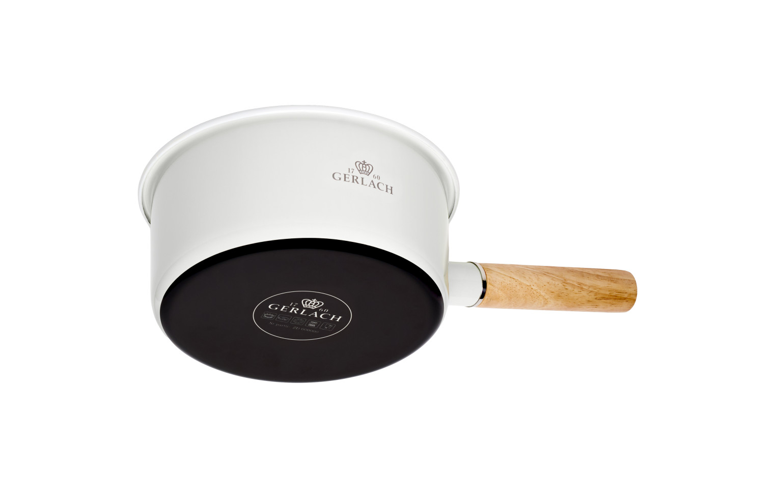 Rondel emaliowany NATUR ENAMEL biały 18 cm 2 l Rondel emaliowany NATUR ENAMEL biały 18 cm 2 l