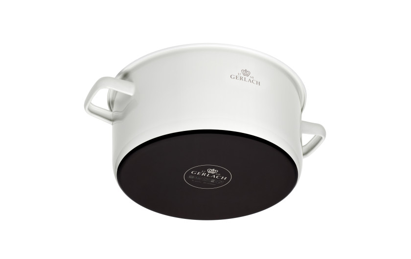 Garnek emaliowany NATUR ENAMEL biały 20 cm 3 l