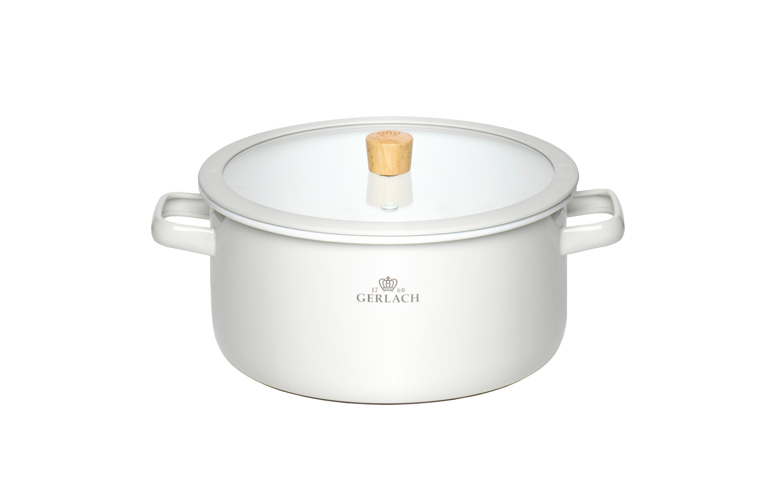Garnek emaliowany NATUR ENAMEL biały 24 cm 5 l Garnek emaliowany NATUR ENAMEL biały 24 cm 5 l