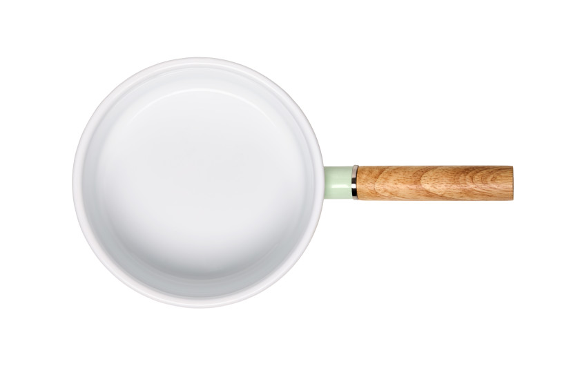 Rondel emaliowany NATUR ENAMEL pastelowo-zielony 18 cm 2 l