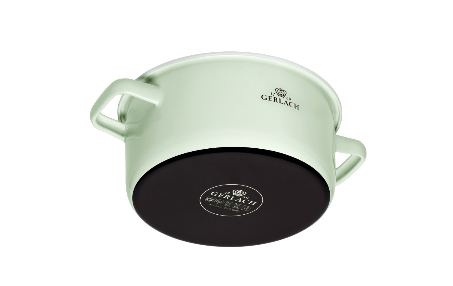 Garnek emaliowany NATUR ENAMEL pastelowo-zielony 20 cm 3 l Garnek emaliowany NATUR ENAMEL pastelowo-zielony 20 cm 3 l