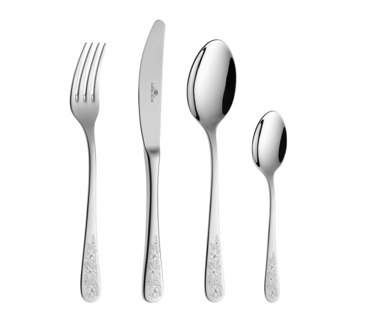 Zestaw sztućców 24 szt. FLOW MAGIC GARDEN ciemny