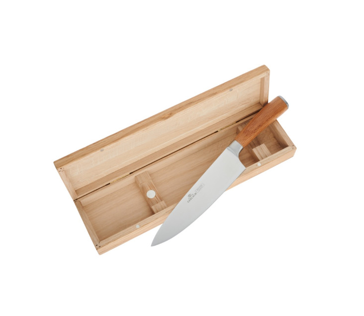 Nóż szefa kuchni 8" NATUR w skrzynce drewnianej