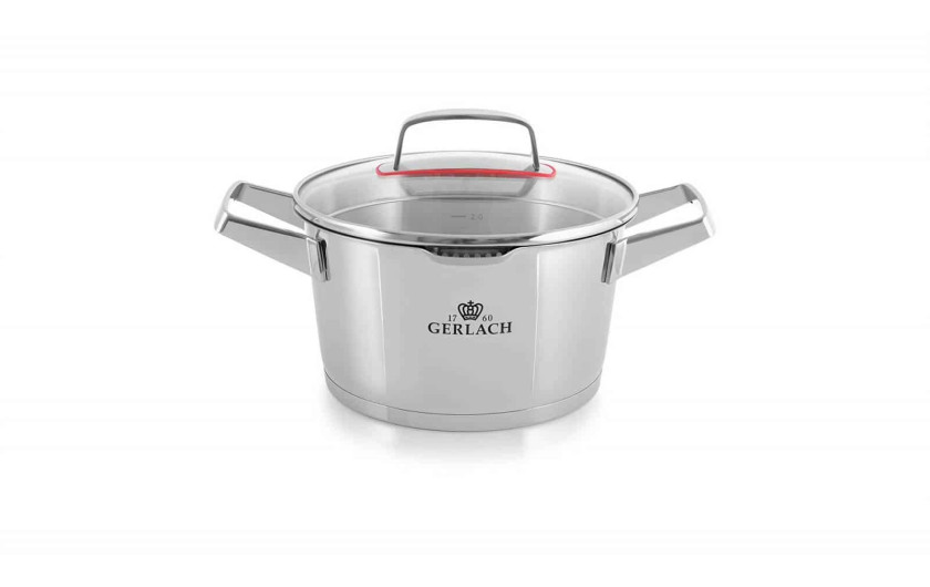 Zestaw garnków 10 el. SUPERIOR + 2x patelnia stalowa Prestige 24/28 cm