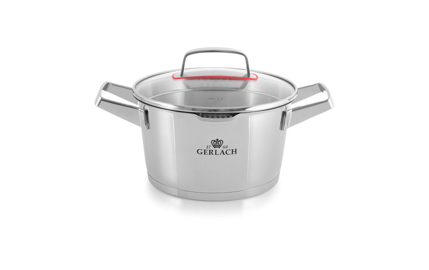 Zestaw garnków 10 el. SUPERIOR + 2x patelnia stalowa Prestige 24/28 cm