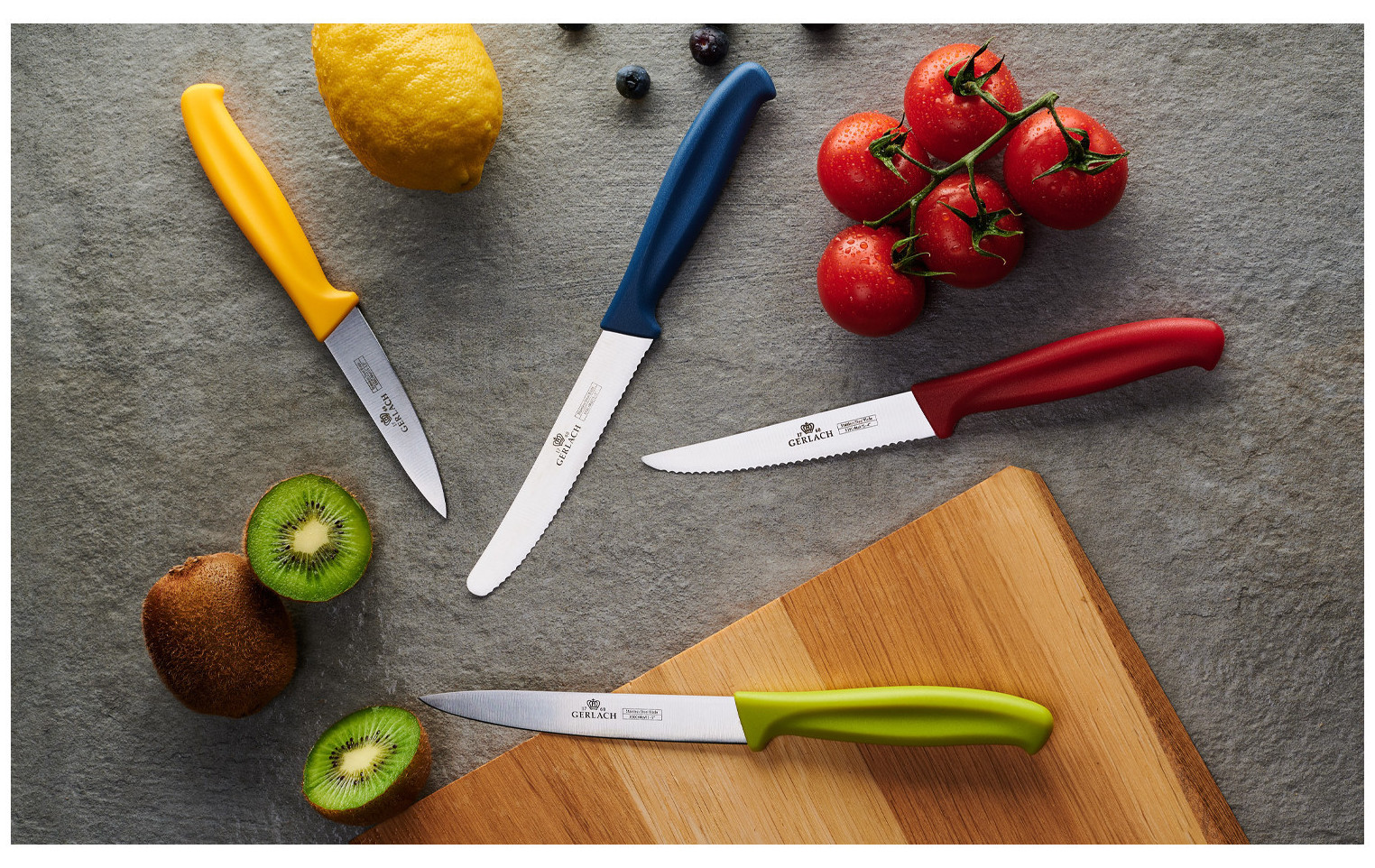 Nóż kuchenny 5" zielony Smart Color