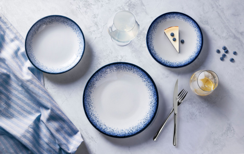 BALANCE MINERALS GLOSSY Kpl. talerzy deserowych 21 cm 6 szt.