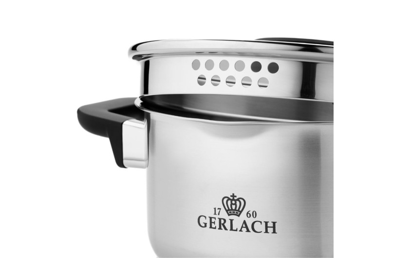 Zestaw garnków AMBIENTE PLUS 10 el. + Zestaw 2x patelnia stalowa Prestige 24/28 cm