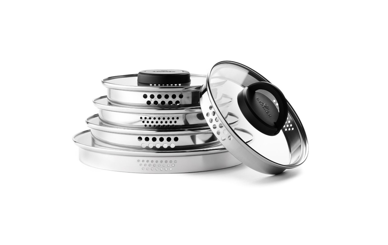 Zestaw garnków AMBIENTE PLUS 10 el. + Zestaw 2x patelnia stalowa Prestige 24/28 cm