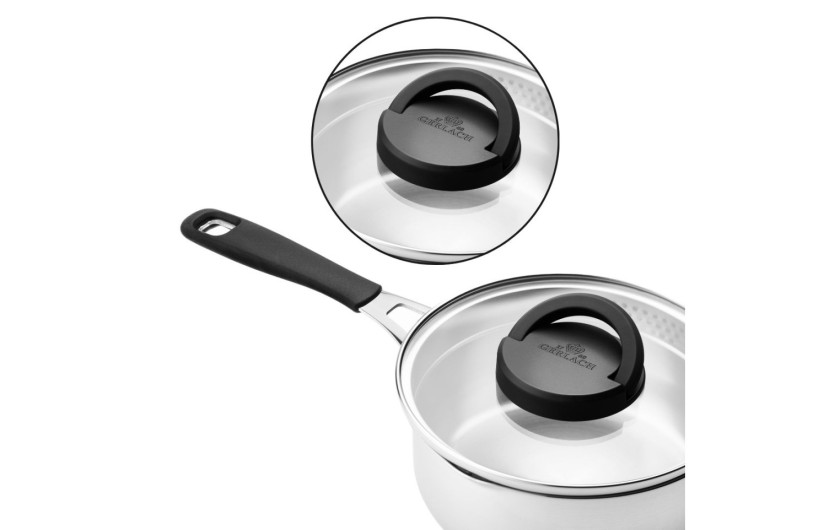 Zestaw garnków AMBIENTE PLUS 10 el. + Zestaw 2x patelnia stalowa Prestige 24/28 cm