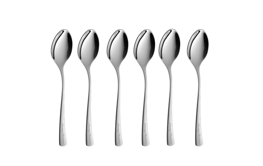 Łyżeczki do herbaty TUNEA Połysk Kpl. 6-szt. Merry Christmas