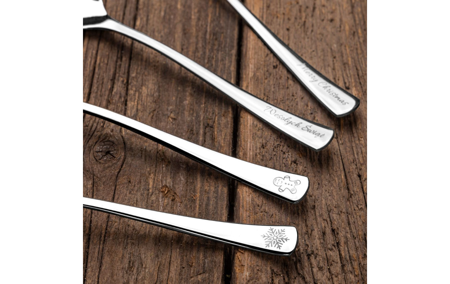 Łyżeczki do herbaty TUNEA Połysk Kpl. 6-szt. Pierniczek