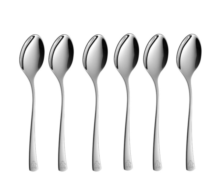 Łyżeczki do herbaty TUNEA Połysk Kpl. 6-szt. Pierniczek