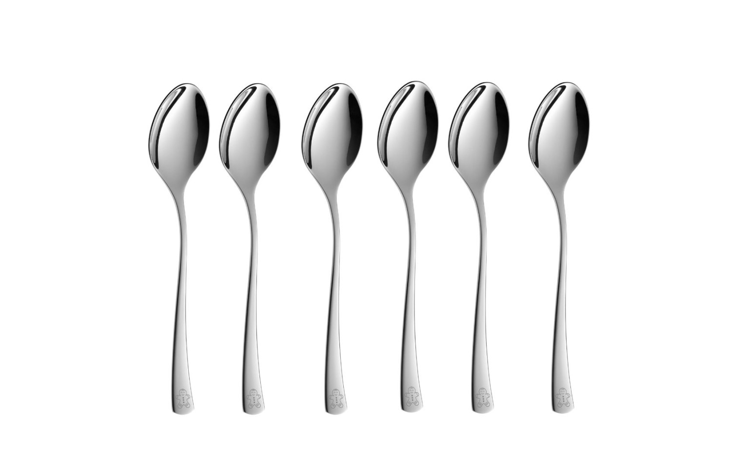 Łyżeczki do herbaty TUNEA Połysk Kpl. 6-szt. Pierniczek