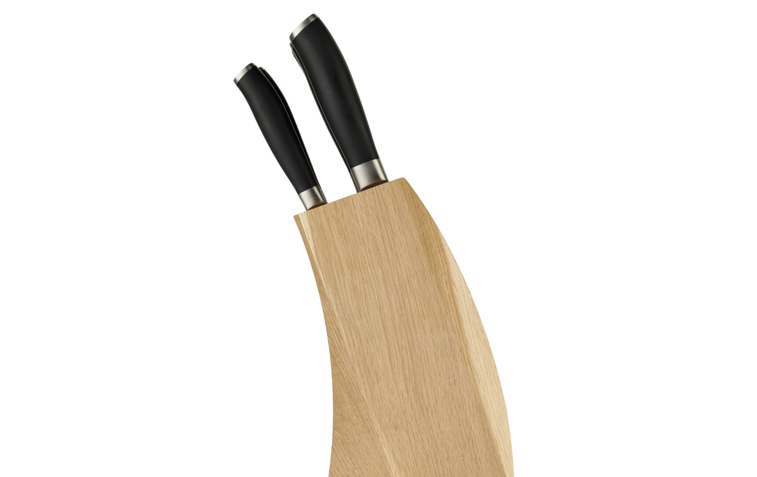 Zestaw noży w bloku DECO BLACK + ostrzałka 3 w 1 pakiet