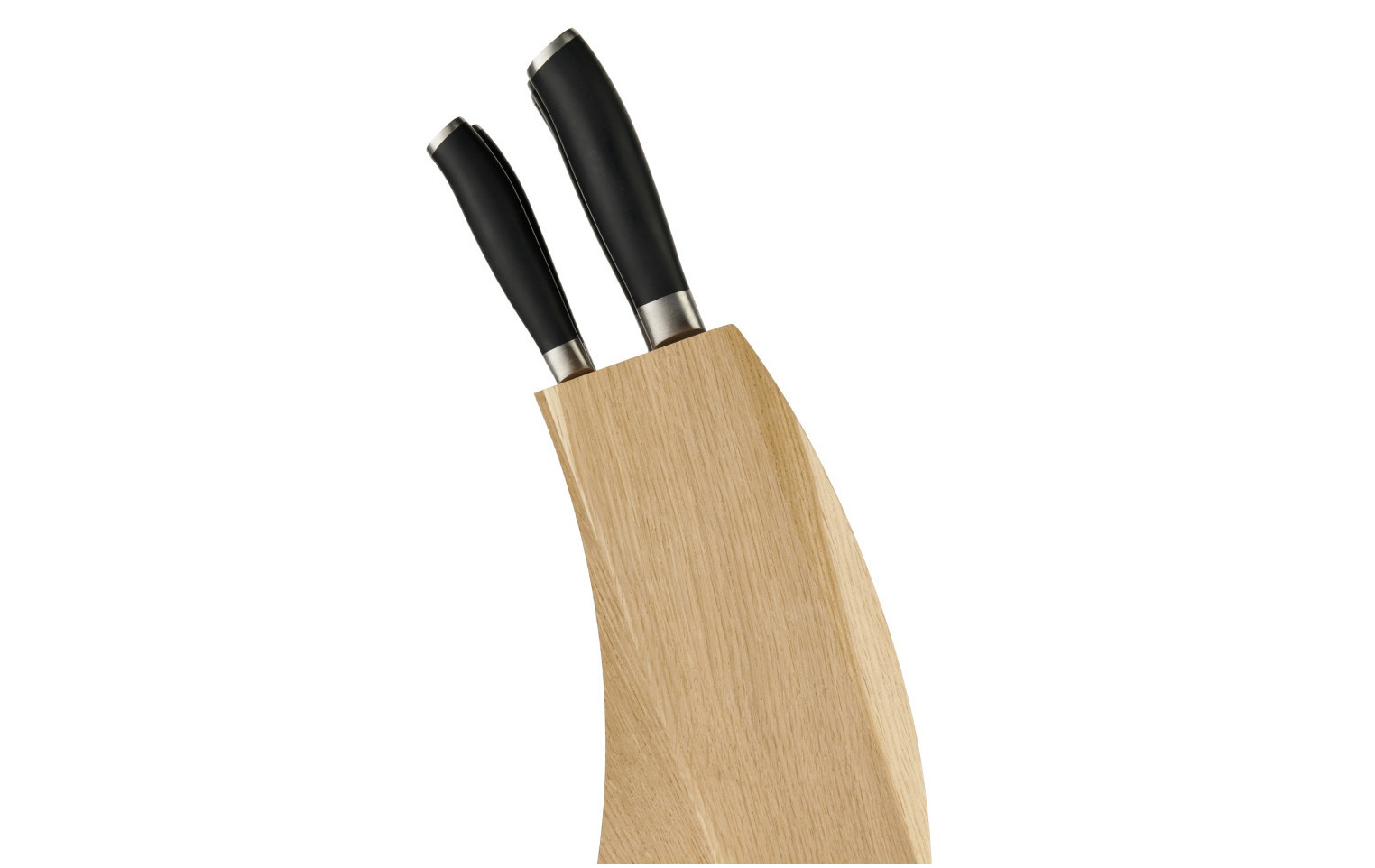 Zestaw noży w bloku DECO BLACK + ostrzałka 3 w 1 pakiet