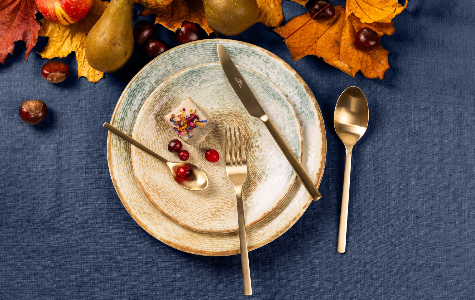 BALANCE TERRA GLOSSY Kpl. talerzy obiadowych 27 cm 6 szt.